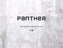 Tablet Screenshot of panther.com.ar